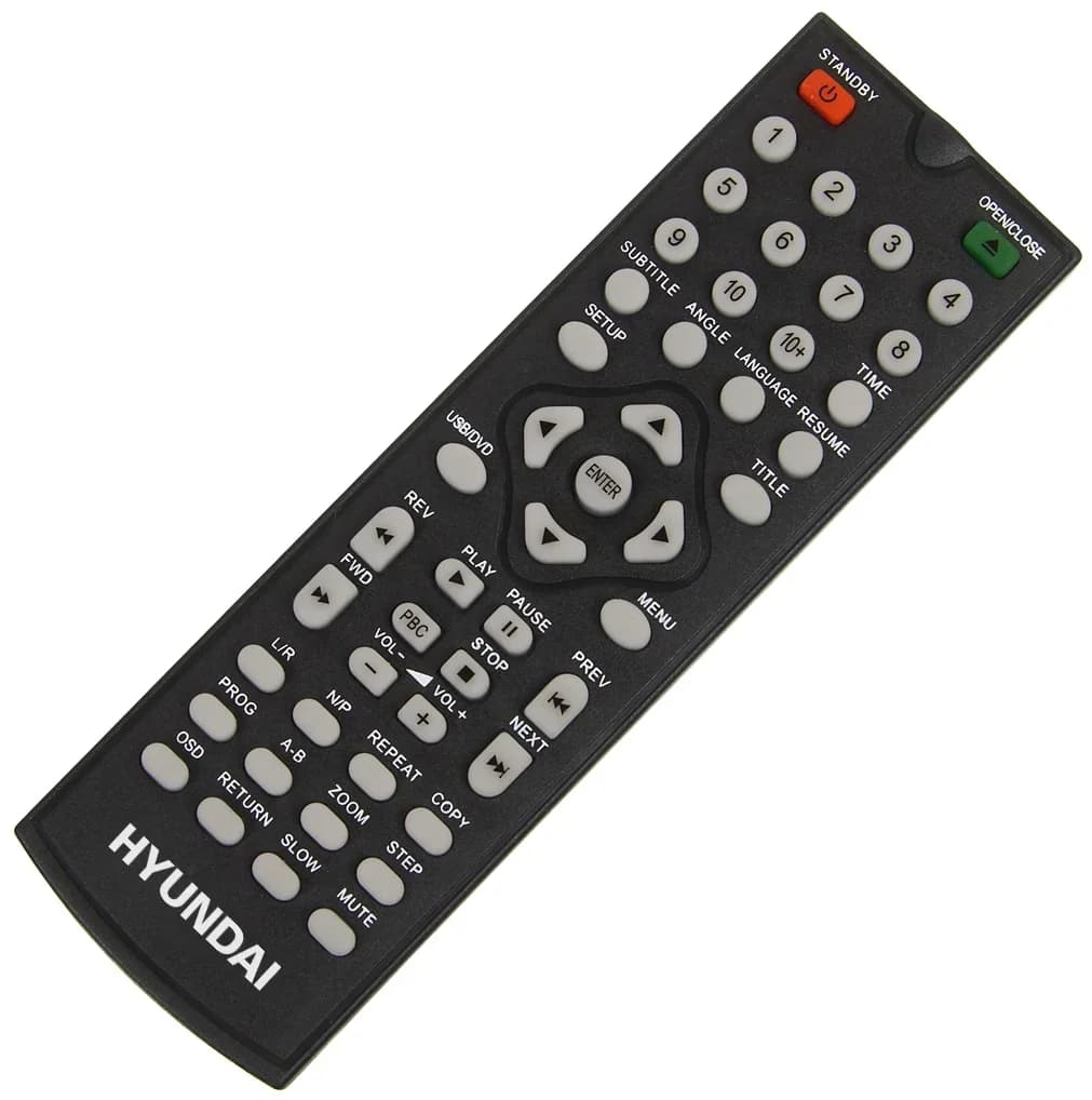 Плеер DVD Hyundai H-DVD100 черный ПДУ
