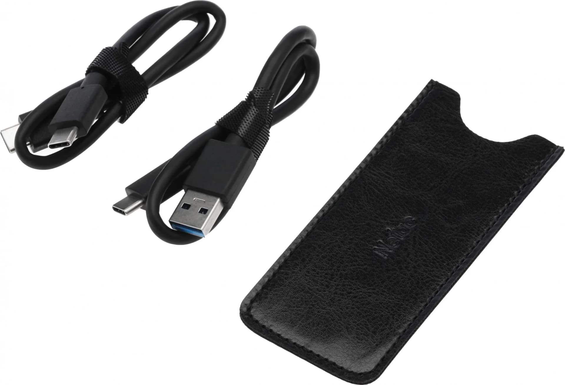 Netac Portable SSD 1TB ZX Black USB 3.2 Gen 2 Type-C External, R/W up to 1050MB/950MB/s, NT01ZX-001T-32BK