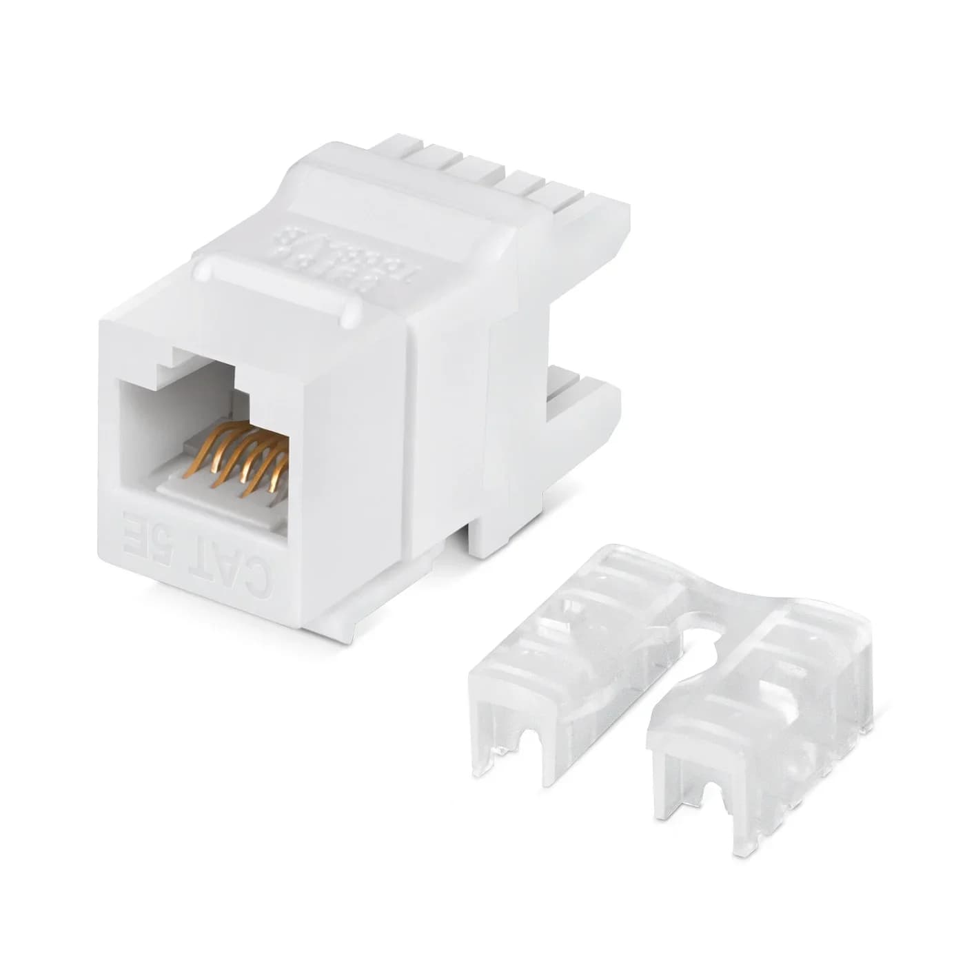 Модуль Keystone RJ45 UTP NTSS NTSS-KJ-UTP-RJ45-5e-180-WT cat.5e, 180 градусов, белый