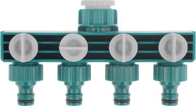 Распределитель Raco 4250-55258C Д.вх.1/2" Д.вых.3/4" зеленый/белый