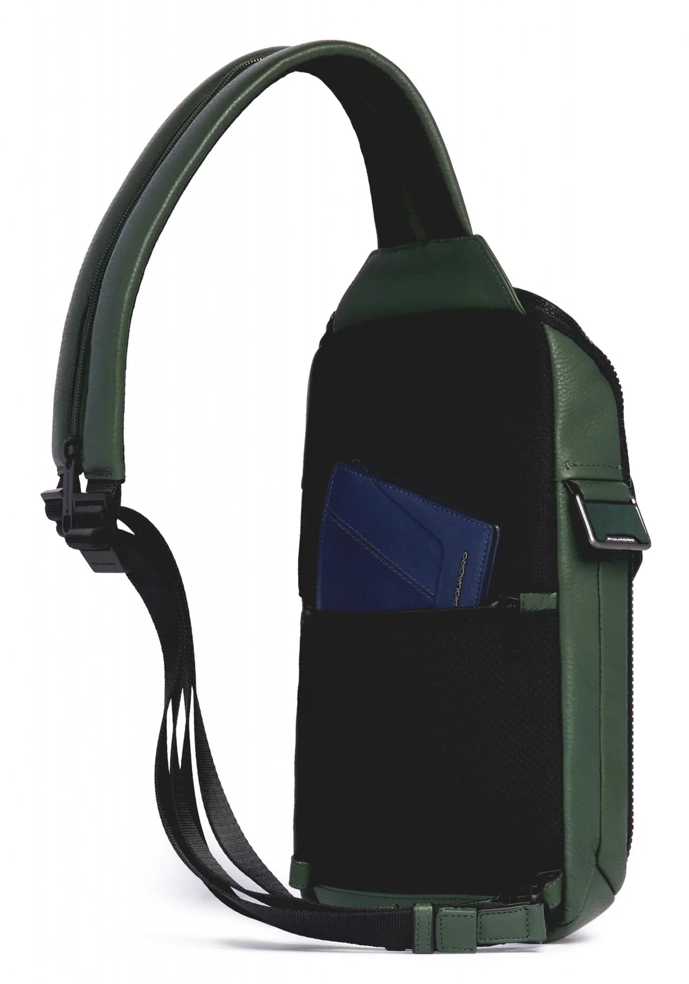 Рюкзак слинг мужской Piquadro Than CA6616S135/VE хаки кожа