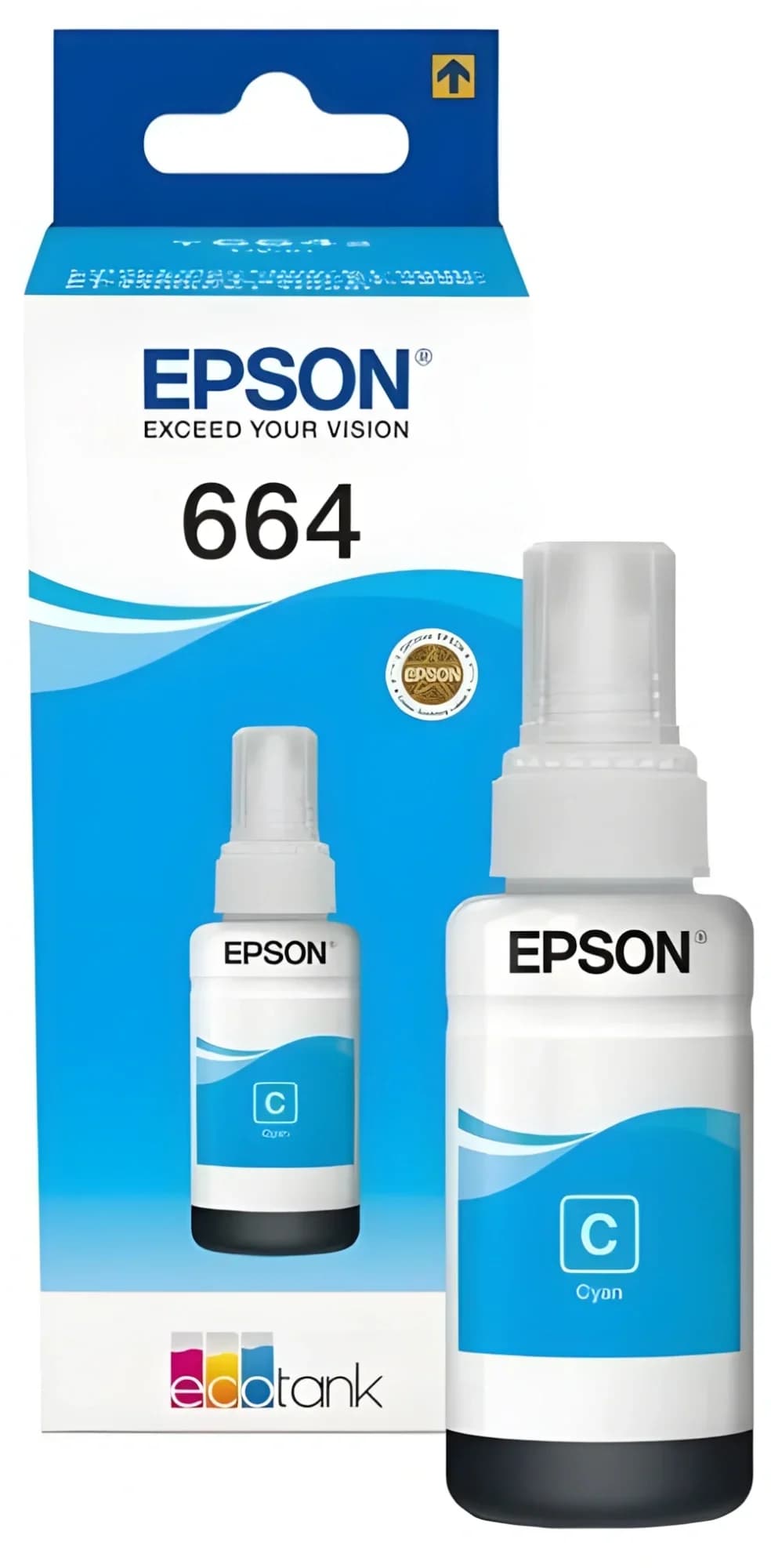 Чернила для Epson C13T66424A Epson L100 (cyan) 70 мл