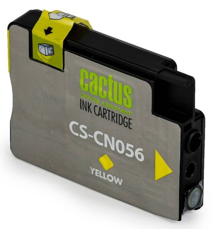 -/ Картридж струйный Cactus CS-CN056 №933XL желтый (14мл) для HP DJ 6600