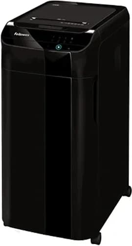 Fellowes Шредер AutoMax 450C 100135793, автоподача, DIN P-4, 4х38мм, 450лст., 68 лтр., Smart Lock
