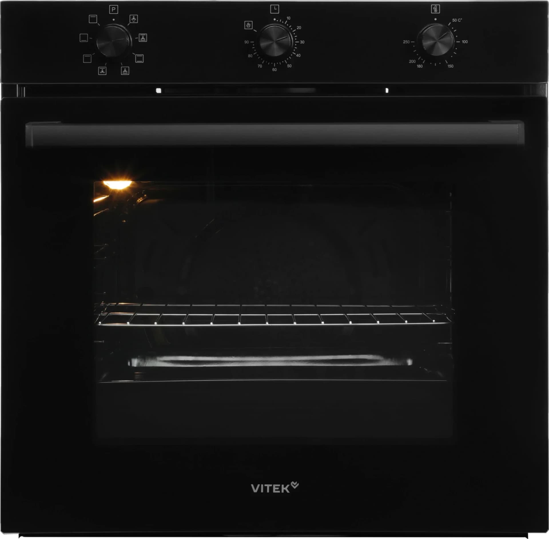 Духовой шкаф Электрический Vitek VEO 6380 BG стекло черное