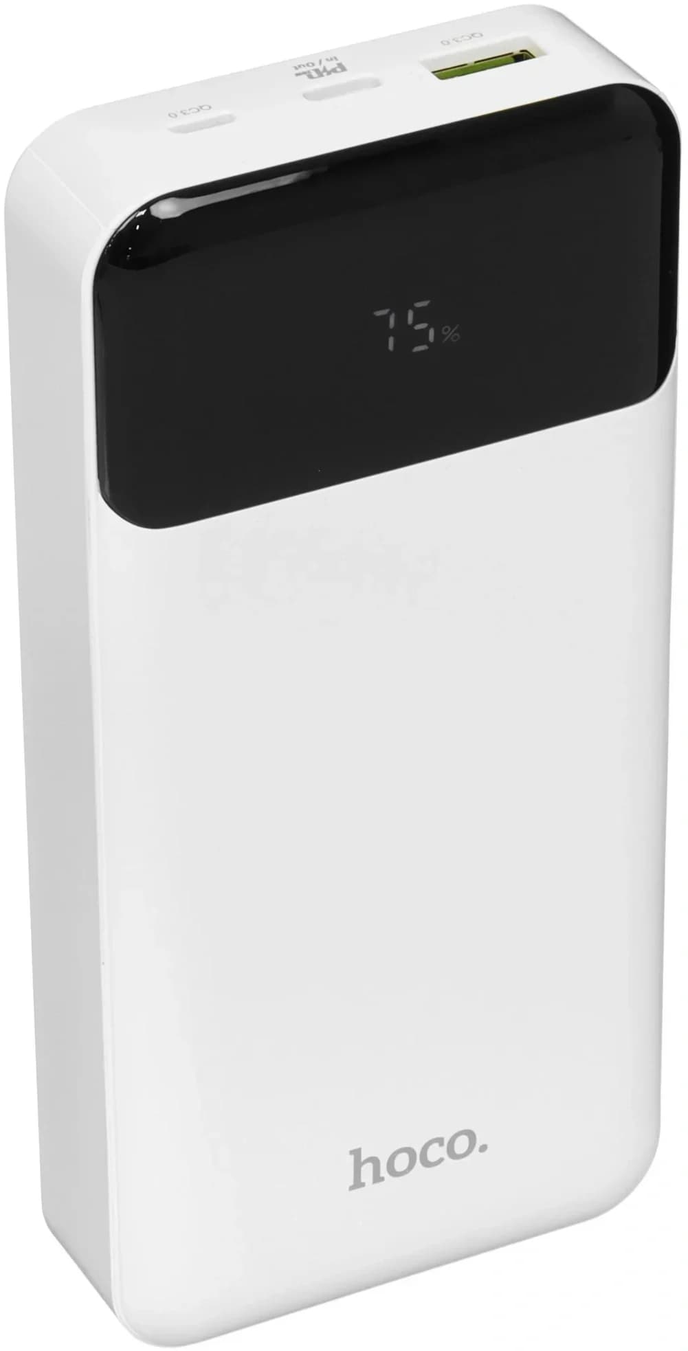 Мобильный аккумулятор Hoco J102A Cool figure 20000mAh QC/PD 20W 5A USB-A/USB-C белый (J102A COOL FIGURE WHITE)