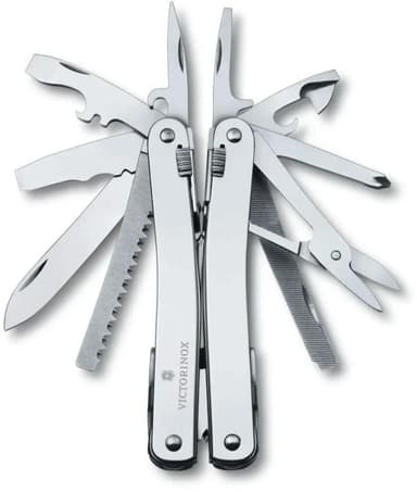 Мультитул Victorinox SwissTool Spirit X Plus Ratchet (3.0236.L) 105мм 36функц. чехол кожаный серебристый карт.коробка