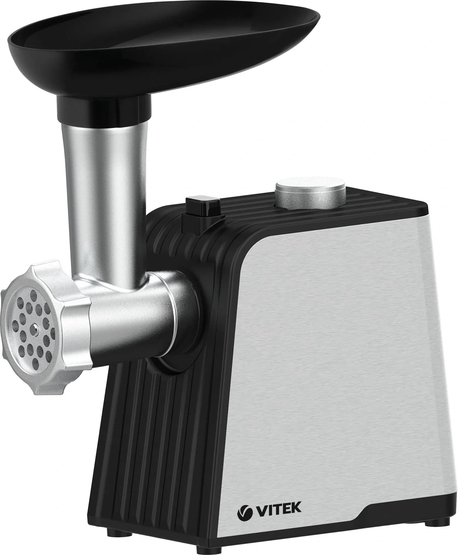 Мясорубка Vitek VT-3602 2200Вт стальной/черный