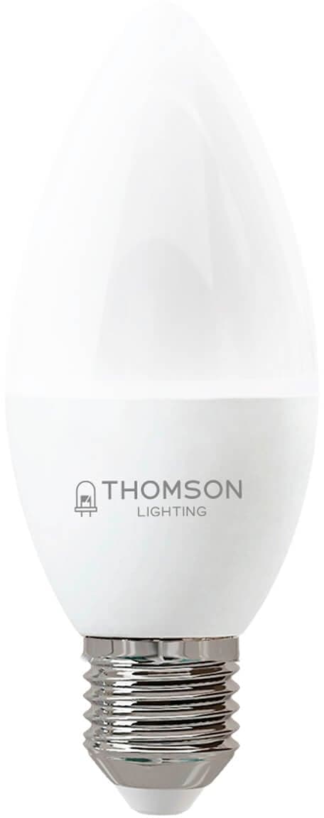 Лампа светодиодная Thomson TH-B2357 6Вт цок.:E27 свеча 220B св.свеч.бел.теп. Candle (упак.:1шт)
