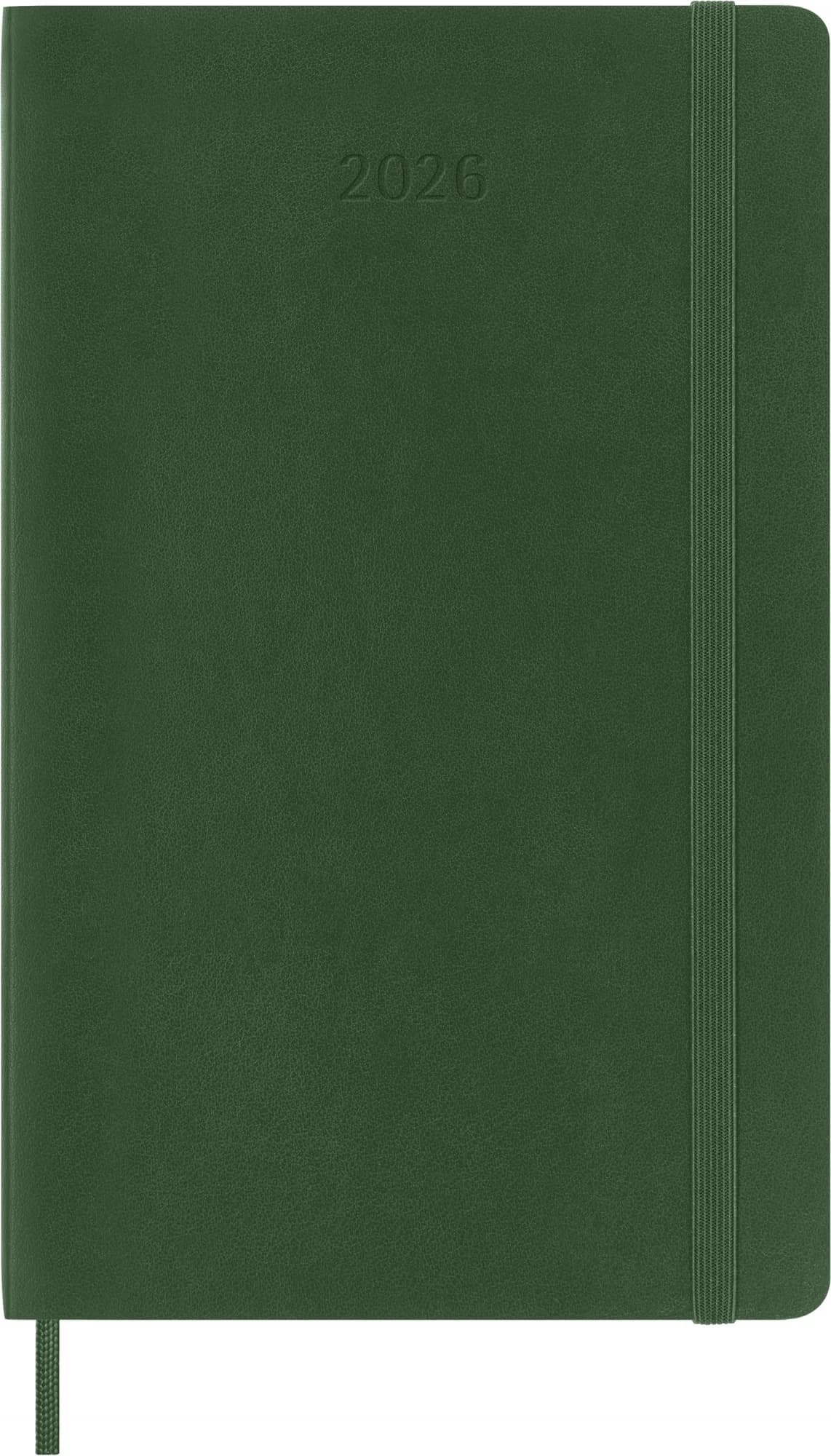 Еженедельник Moleskine CLASSIC SOFT WKNT Large 130х210мм датир.12мес 144стр. линейка мягкая обложка зеленый