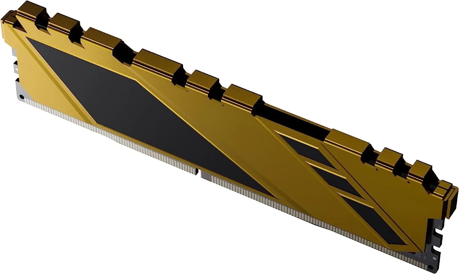 Оперативная память NETAC Shadow, DDR4, 8GB (1x8GB), 3200MHz, CL16, DIMM, с радиаторами, желтый