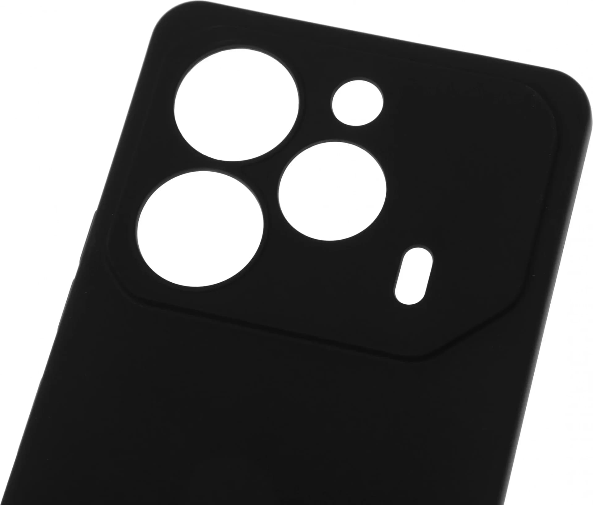 Чехол (клип-кейс) BoraSCO для Tecno Pova 6/6 Pro Silicone Case черный