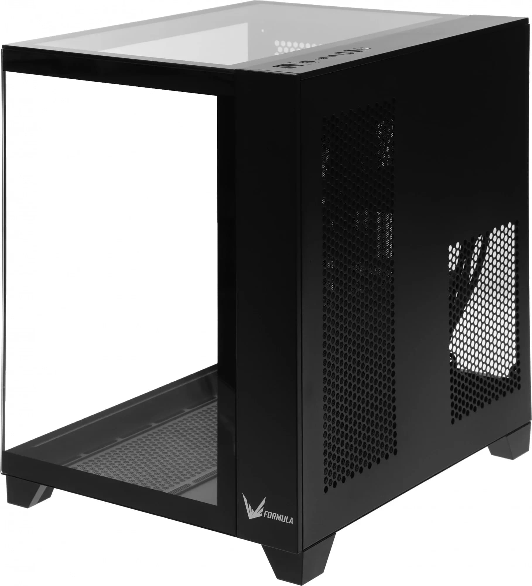 Компьютерный корпус AeroCool/Formula Crystal Z9M черный без БП mATX 1xUSB 3.0 1xUSB3.1 audio bott PSU