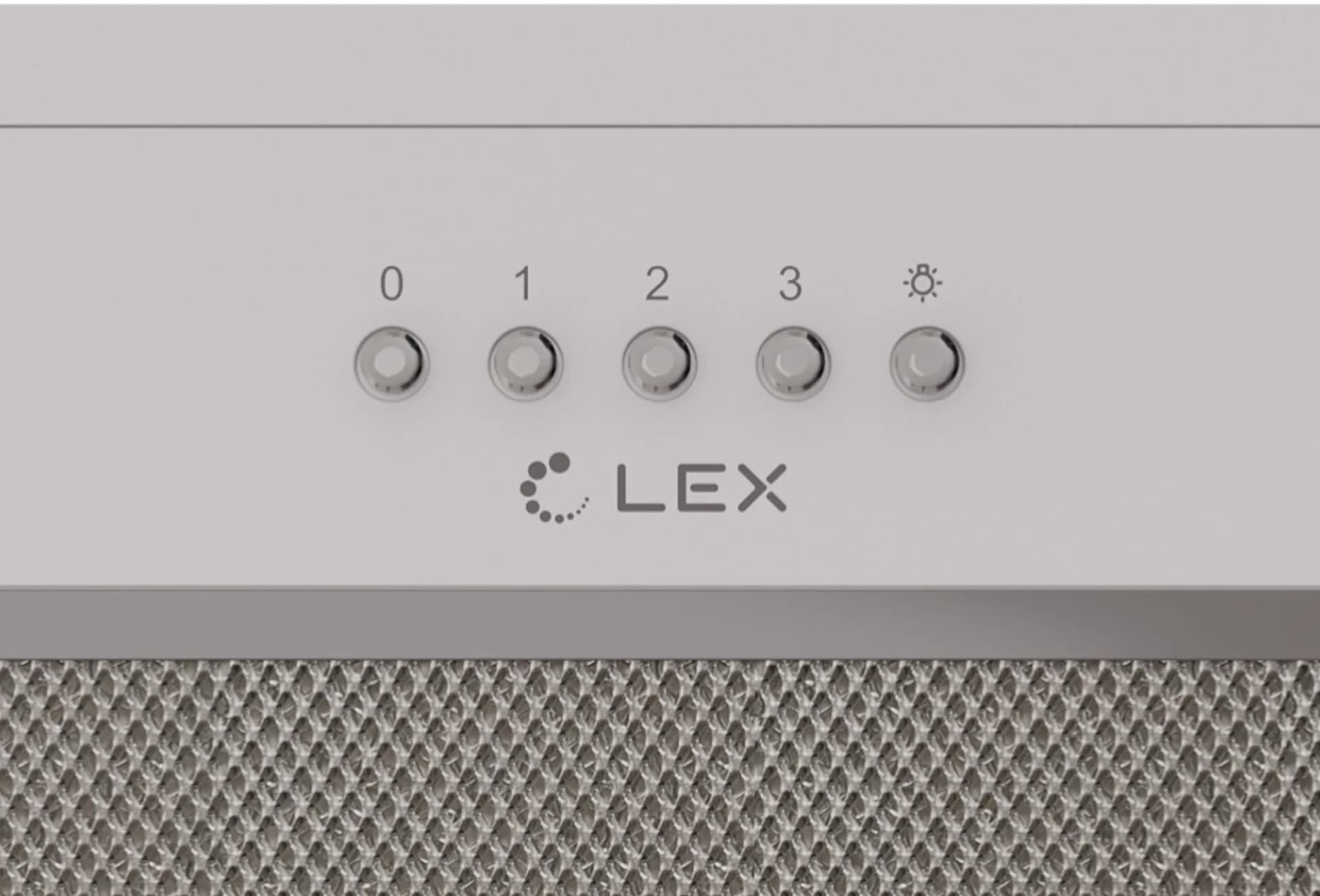 Вытяжка встраиваемая Lex Hyper 900 WH белый управление: кнопочное (1 мотор)