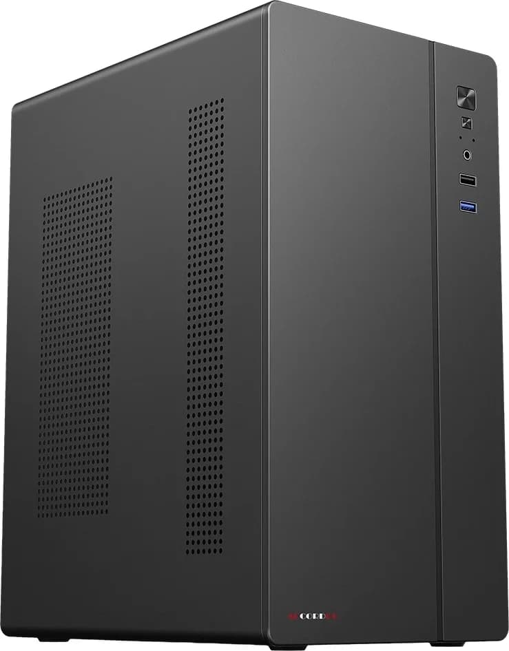 корпус Accord ACC-266 black w/o PSU mATX 1x120mm 1xUSB2.0 1xUSB3.0 audio bott PSU