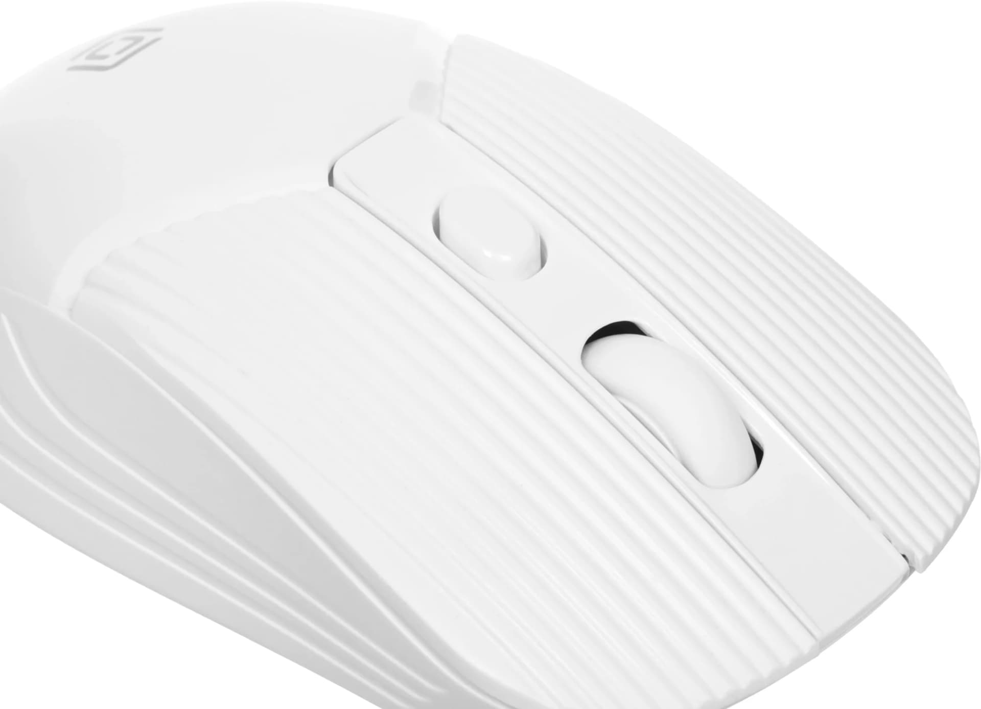 Мышь беспроводная Oklick 509MW белый, 1600 dpi, радиоканал, USB, кнопки - 4