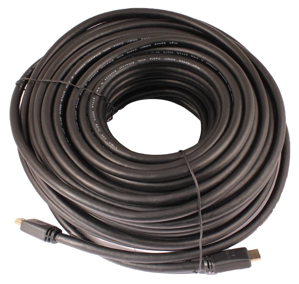 Кабель аудио-видео WH-111 HDMI (m)/HDMI (m) 30м. позолоч.конт. черный