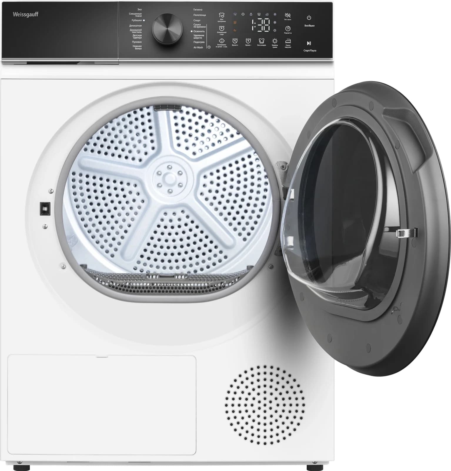 Сушильная машина Weissgauff WD 5910 Heat Pump кл.энер.:A++ макс.загр.:10кг белый