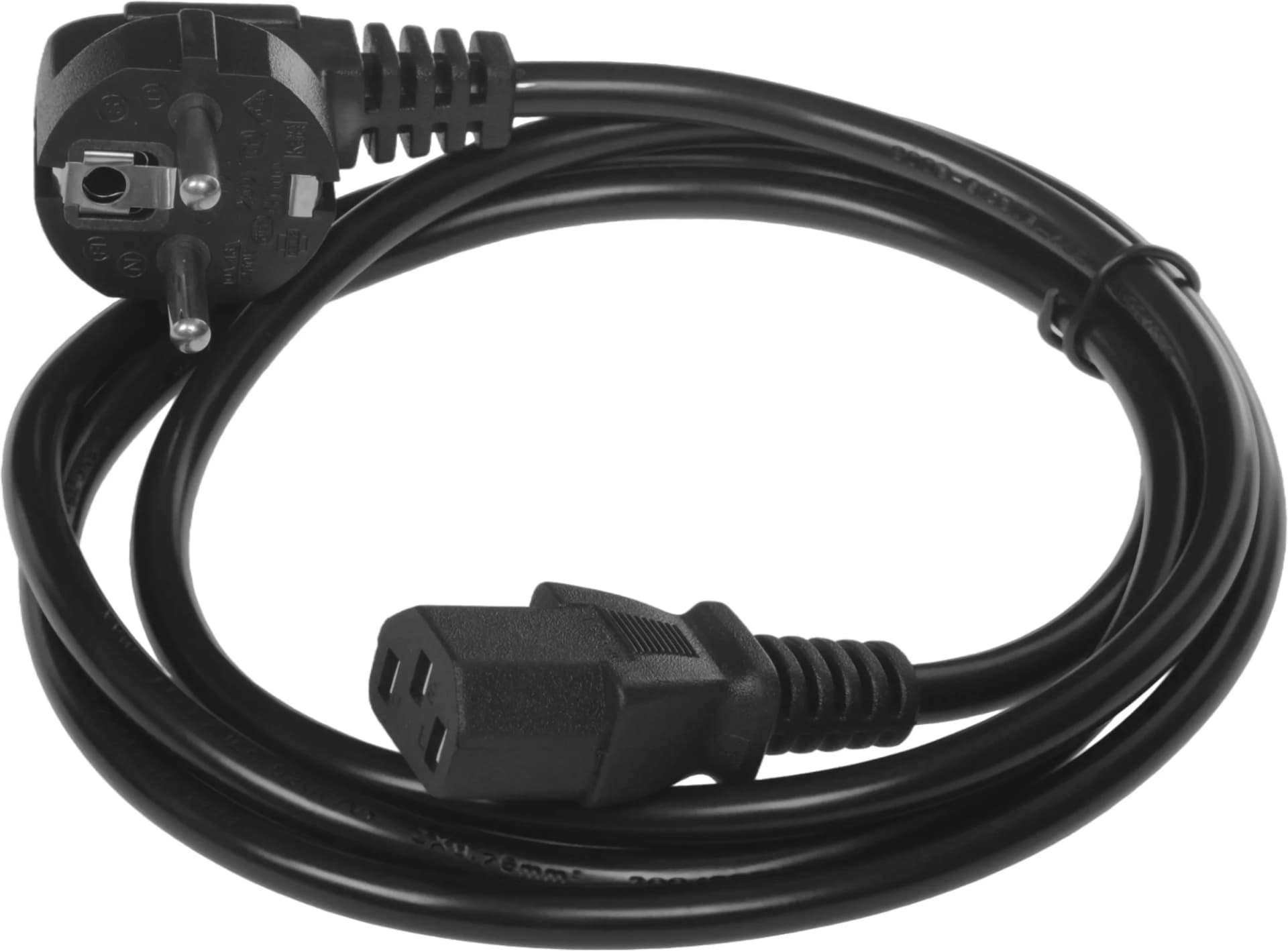 Кабель KingPrice KP-PC-Euro-C13-1.5m Евровилка IEC C13 1.5м черный