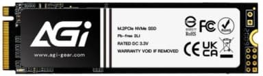 Накопитель SSD AGi PCIe 4.0 x4 1TB AGI1T0G4LAI828 AI828 M.2 2280