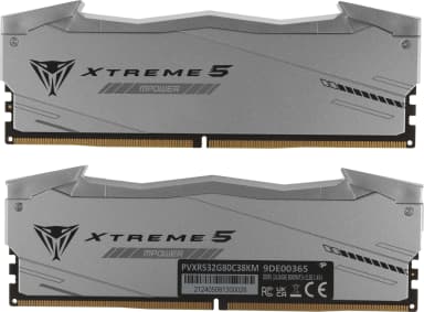 Память DDR5 2x16GB 8000MHz Patriot PVXR532G80C38KM Viper Xtreme 5 RGB RTL Gaming PC5-64000 CL38 DIMM 288-pin 1.45В с радиатором Ret