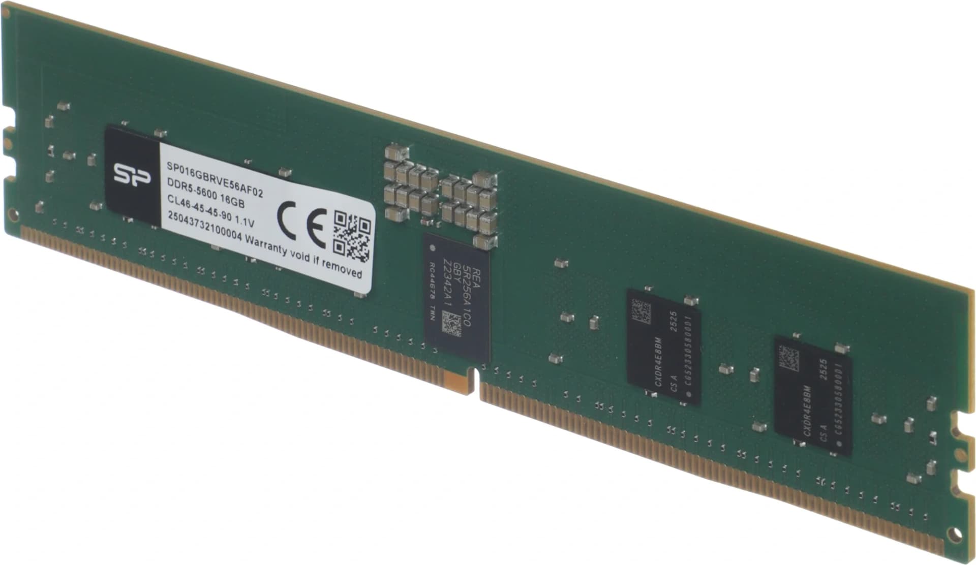 Память DDR5 Silicon Power SP016GBRVE56AF02 16Gb DIMM ECC Reg PC4-25600 CL46 5600MHz
