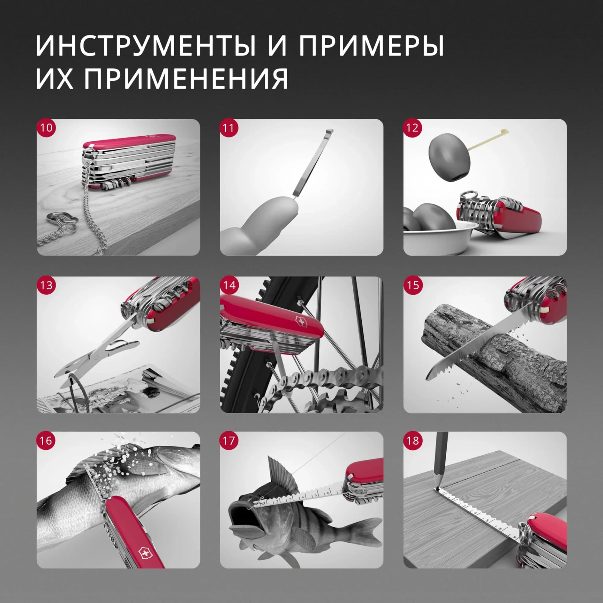 Нож перочинный Victorinox Evoke Alox (0.9411.D221) 136мм 5функц. синий/красный подар.коробка