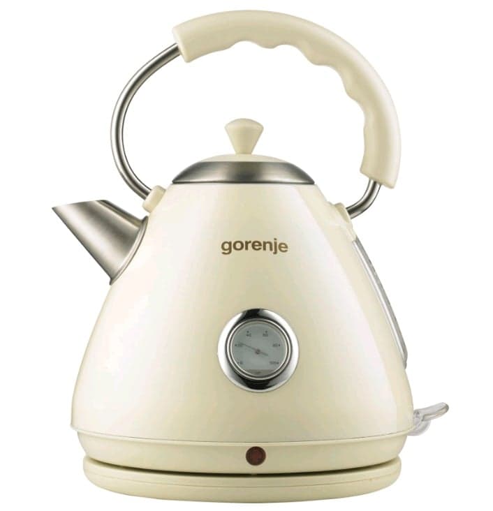 Чайник электрический Gorenje K17CLI 1.7л. 2200Вт бежевый корпус: металл/пластик