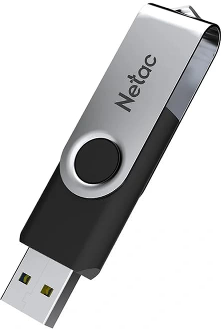 Флеш Диск Netac 128GB U505 NT03U505N-128G-32BK USB3.0 черный/серебристый