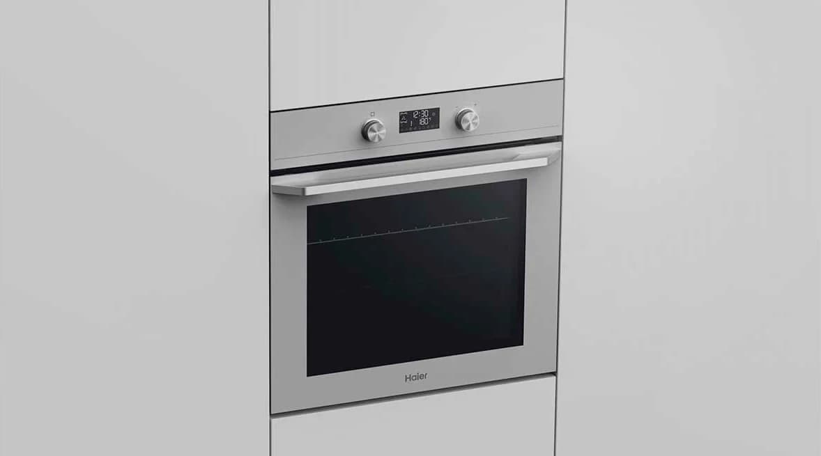 Духовой шкаф Электрический Haier HOQ-K5AAN3GG серый/серебристый