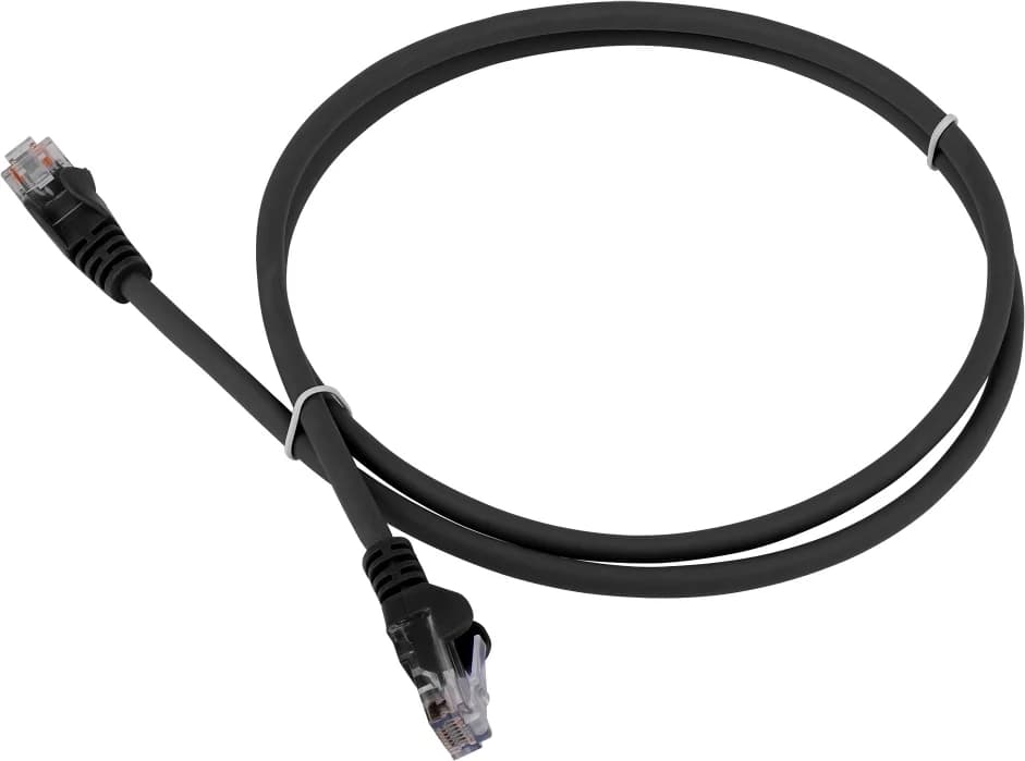 Патч-корд Патч-корд LANMASTER LSZH UTP кат.5e, 2.0 м, черный