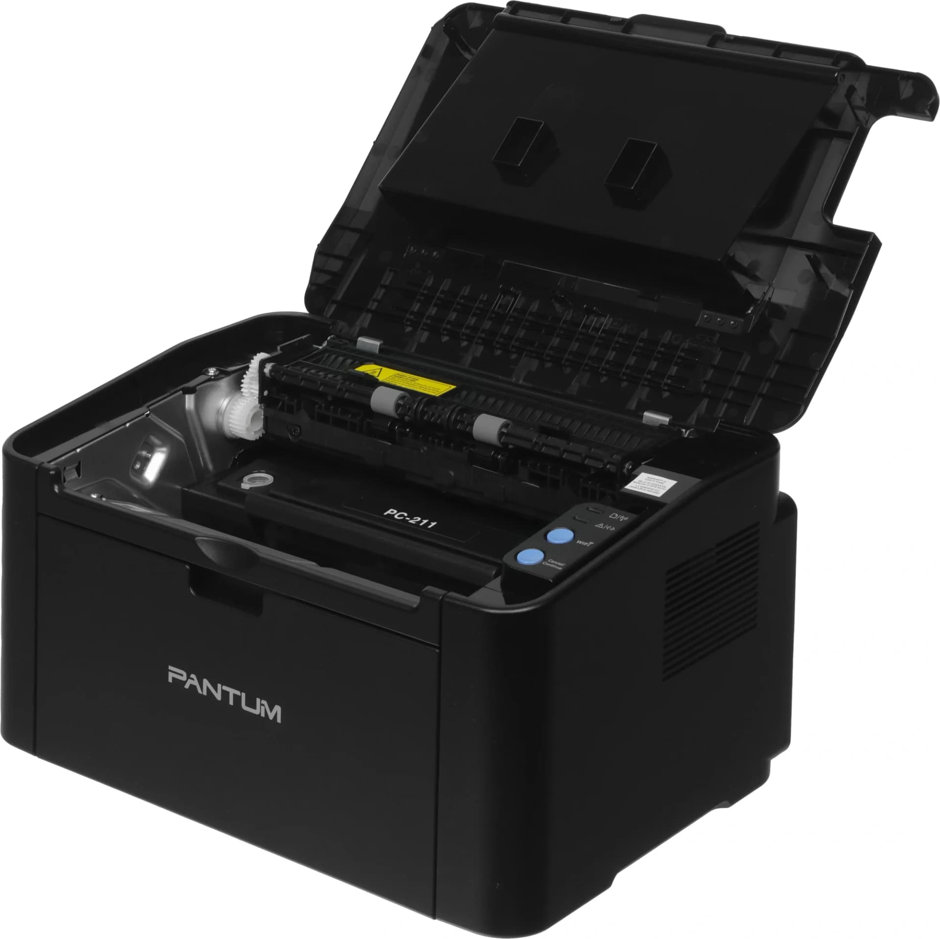 Pantum P2500W Принтер, Mono Laser, A4, 22стр/мин, 1200x1200 dpi, 128MB RAM, лоток 150 листов, USB, RJ45, Wi-Fi, черный корпус