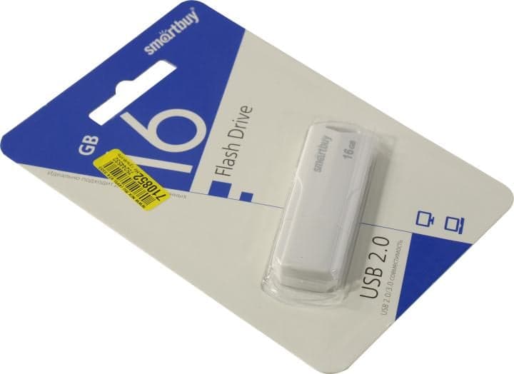 SmartBuy Clue <SB16GBCLU-W> USB2.0 Flash Drive 16Gb (RTL)