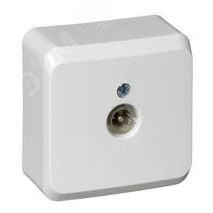 Systeme Electric Этюд наруж Бел Розетка TV единственная 0,7dB