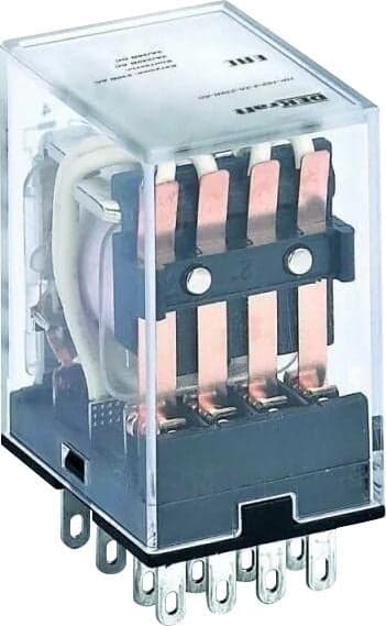 Реле промежуточное ПР-102 3А 230В AC 4 конт. с LED-индикацией DEKraft 23830DEK