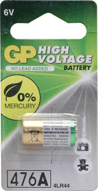 GP 4LR44 Super (476A) 6V, щелочной (alkaline)