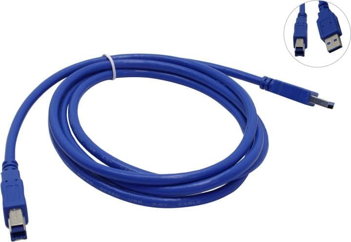VCOM <VUS7070-1.8м> Кабель USB 3.0 A-->B 1.8м