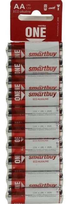 Smartbuy SOBA-2A10B-Eco, Size"AA", 1.5V, щелочной (alkaline) <уп. 10 шт>