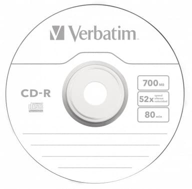 CD-R Verbatim 700Mb 52x sp. <уп.10 шт> <43725>
