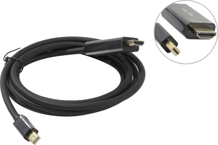Telecom <TA695> Кабель-адаптер miniDisplayPort(M) -> HDMI (M) 1.8м
