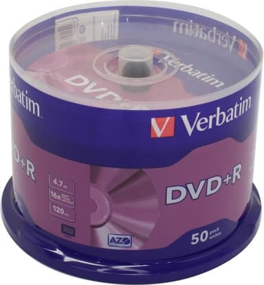 DVD+R Disc Verbatim 4.7Gb 16x <уп. 50 шт> на шпинделе <43550>