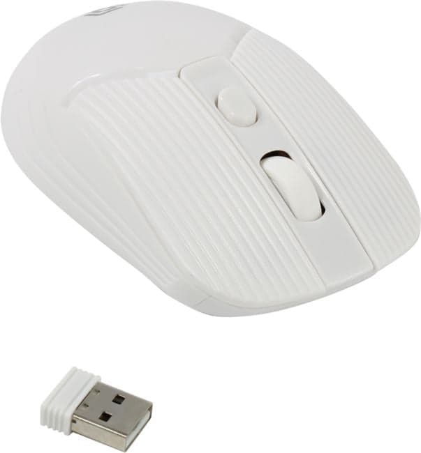 OKLICK Wireless Optical Mouse <509MW> <White> (RTL) USB 3btn+Roll <1885186>