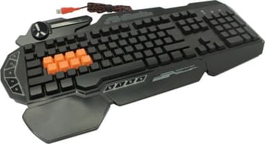 Клавиатура Bloody B318 <USB> 104КЛ+9 Игровых клавиш, подсветка клавиш