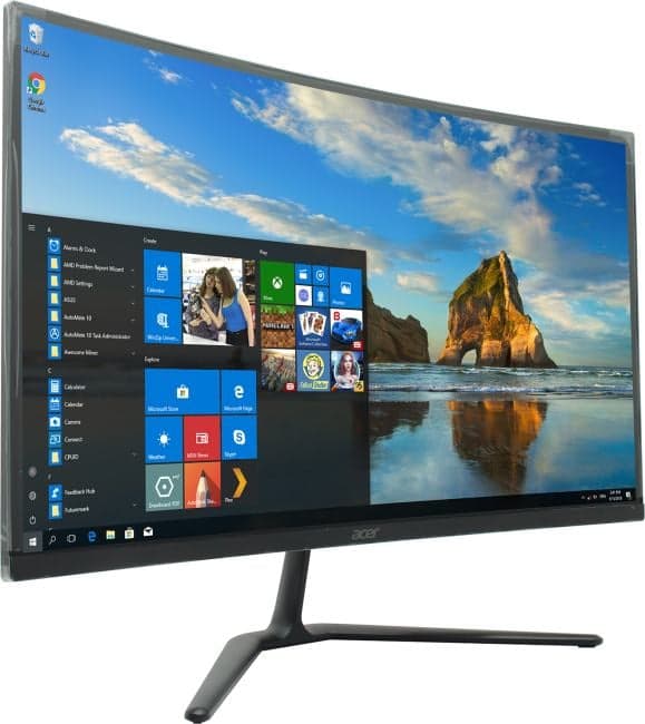 27" ЖК монитор Acer <UM.HE0EE.202> ED270UP2bmiipx <Black> (Curved LCD, 2560x1440, HDMI, DP)