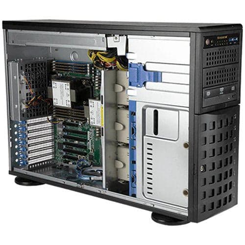 SuperMicro 4U SYS-740P-TRT (LGA4189, C621A, 4xPCI-E, SVGA, SATARAID,8xHS SAS/SATA, 2x10GbLAN, 18DDR4 1200W HS)