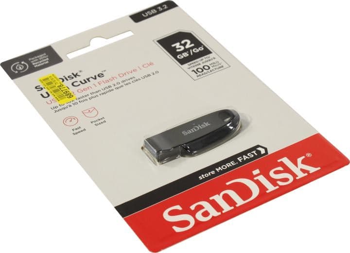 SanDisk Ultra Curve <SDCZ550-032G-G46> USB3.2 Flash Drive 32Gb (RTL)