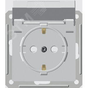 Schneider Electric RS16-152B-1-86 W59 Розетка с крышкой с заземлением в рамку IP44 белая (RS16-152B-1-86)