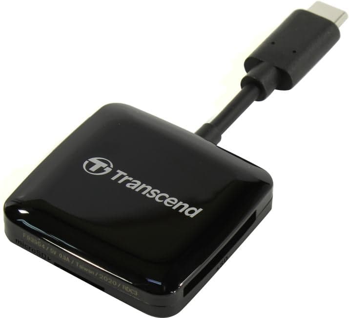 Transcend <TS-RDC3> USB-C SDXC/microSDXC Card Reader/Writer