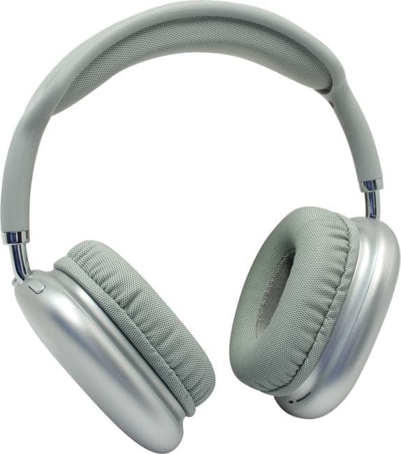 Наушники с микрофоном Hoco <W35 Air Triumph Silver> (Bluetooth 5.3, microSD, регул.громкости)