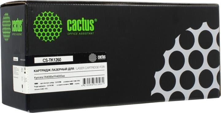 Картридж Cactus CS-TK1260 Black для Kyocera PA4000x/PA4000wx